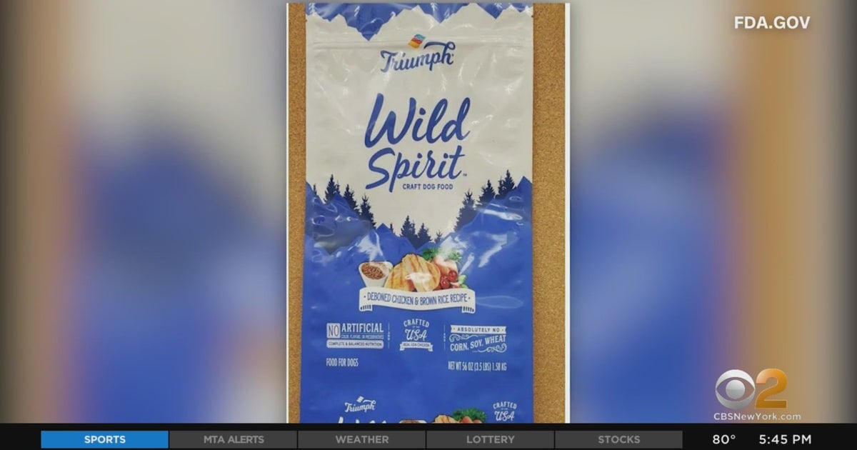 Sunshine Mills Recalling Dog Foods Over Mold Concerns CBS New York