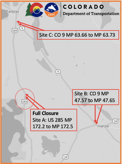 CDOT 285 Detour 