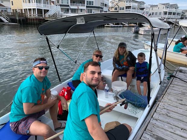 Boyle family crabbing trip 