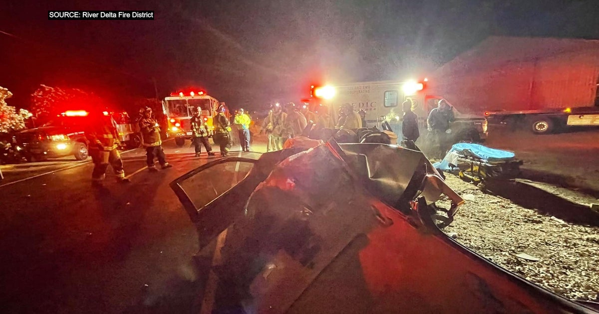 Crews Pull Person From Rollover Crash Near Isleton - CBS Sacramento