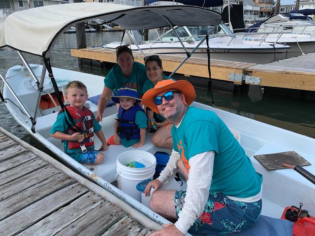 Boyle family crabbing trip 