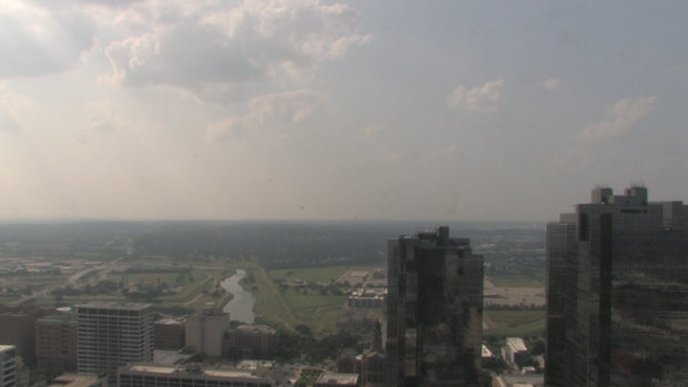 Skycam Fort Worth showing haze