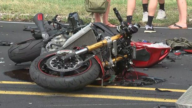 motorcycle accident on kelly drive 