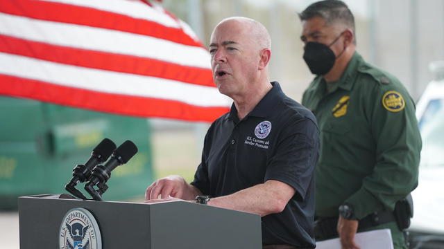 U.S. Secretary of Homeland Security Mayorkas holds news conference in Brownsville 