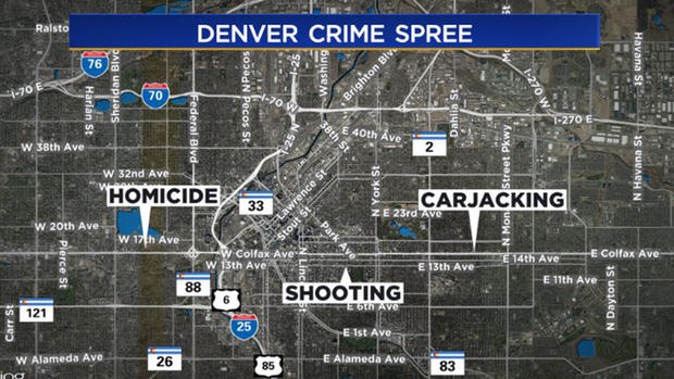 crime spree map 