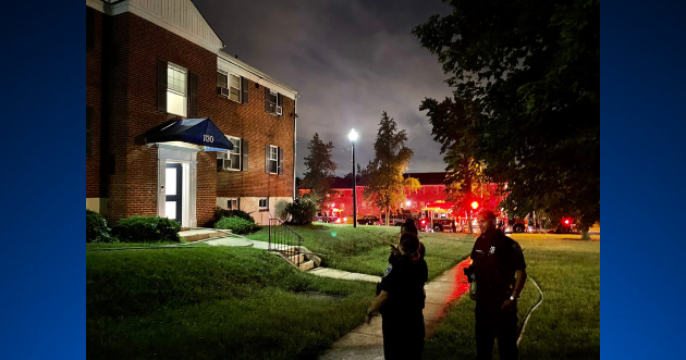 Baltimore Fire Crews Respond To Two-Story Apartment Fire - CBS Baltimore