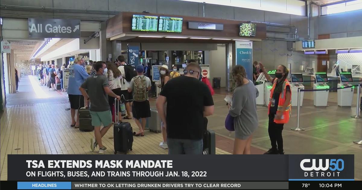 Tsa Extends Mask Mandate On Flights Buses Trains Through Jan 2022 