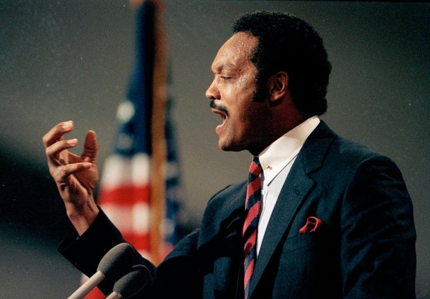 Jackson speaks at 1984 DNC 