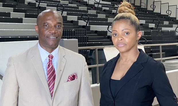 South Oak Cliff coaches Mays and Toney 