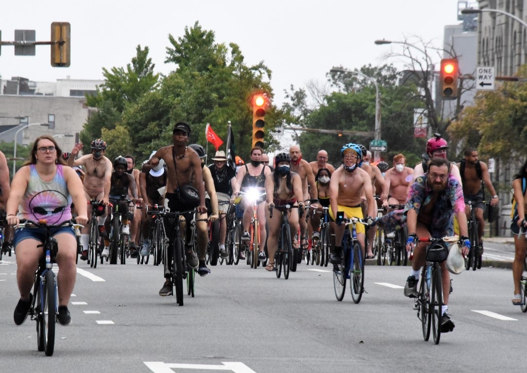 The 12th Philly Naked Bike Ride