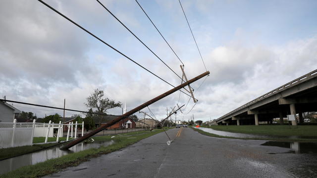 Aftermath of Hurricane Ida in Louisiana 