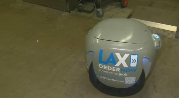 LAX Unveils New Food Delivery Robot 