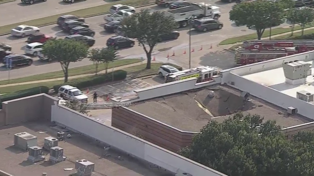 Partial roof collapse in Plano 