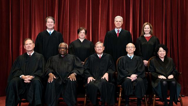 The Supreme Court justices in 2021 