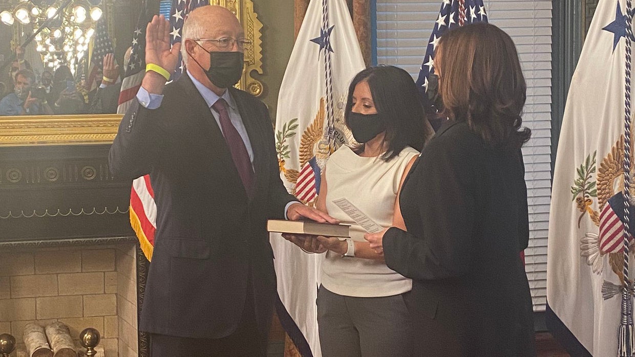 ken salazar sworn in (from VP office) 