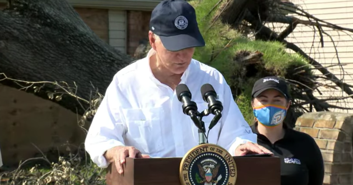 Biden surveys Hurricane Ida damage in Louisiana