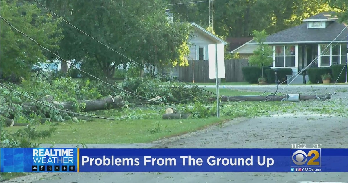 Chicago Weather Cleanup Resumes After Tuesday's Powerful Storms Rip Out Trees, Knock Down Power