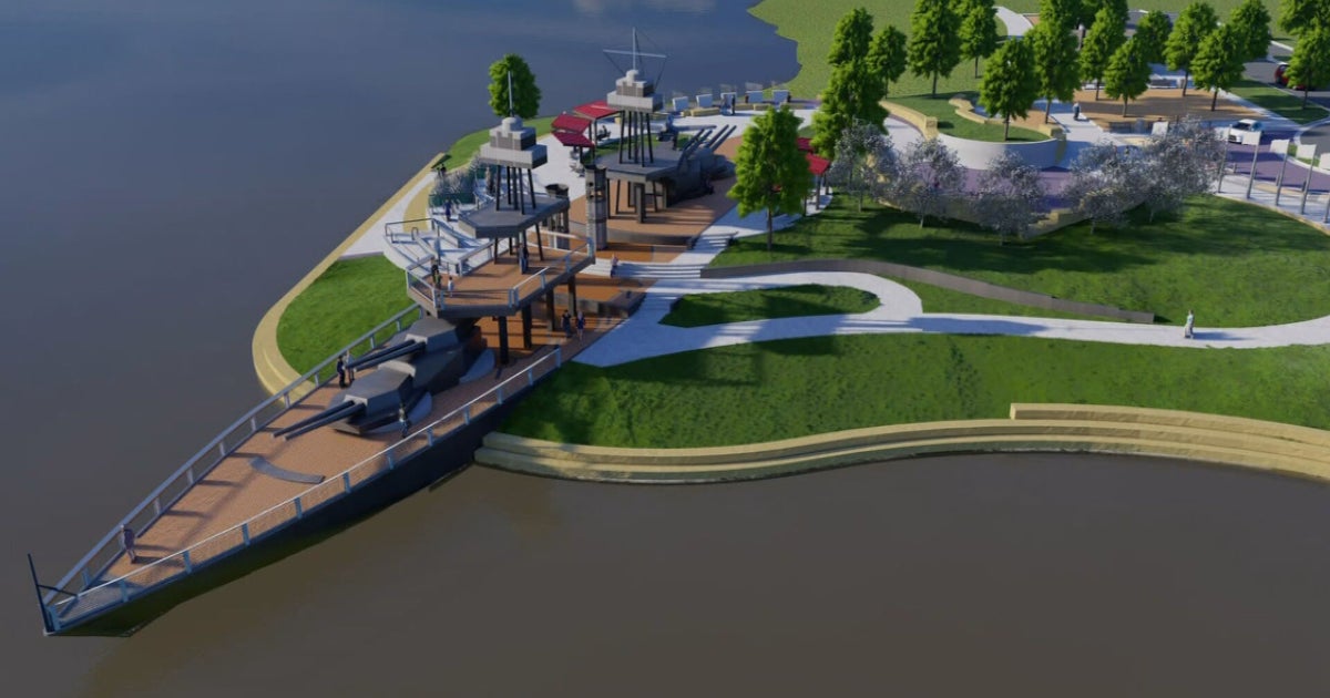 Construction Continues On Veterans Memorial At Riverdale Regional Park