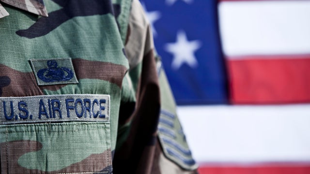 Patriotic American Soldier 