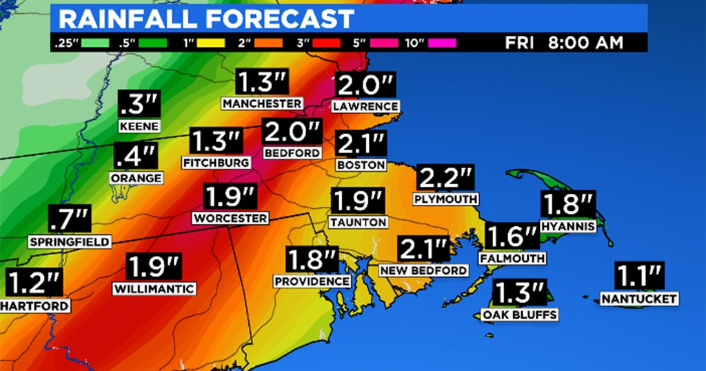 Heavy Rain And Rounds Of Downpours Thursday With Localized Flooding ...