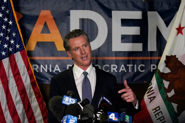 APTOPIX California Recall Newsom