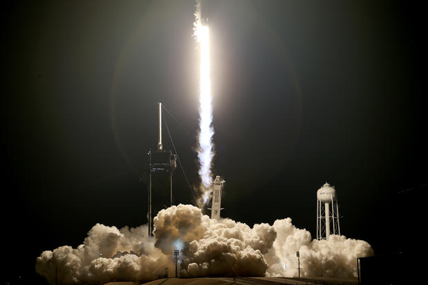 Space X Launches First Civilian Mission To Space 