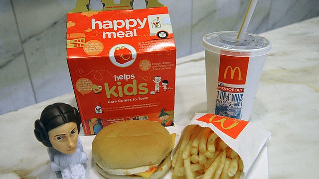 This October 13, 2010 photo shows a McDo 