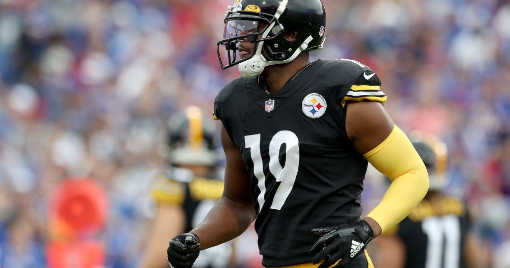 Former Kansas City Chiefs wide receiver JuJu Smith-Schuster on the News  Photo - Getty Images