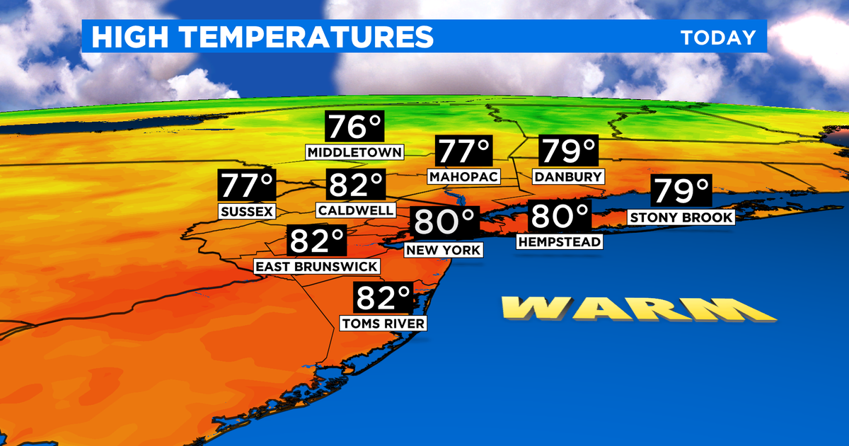 New York Weather CBS2's 9/27 Monday Afternoon Forecast CBS New York