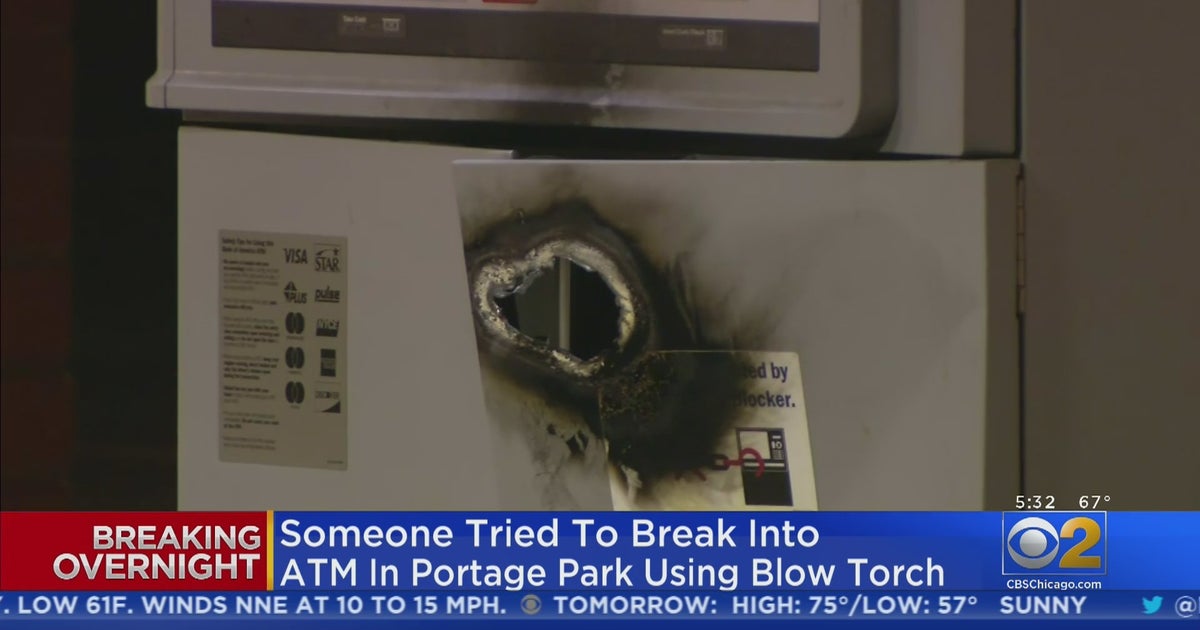 Suspect Tries To Break Into ATM In Portage Park Using Blow Torch - CBS ...