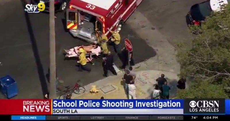 Man Shot By School Police In South Los Angeles - CBS Los Angeles