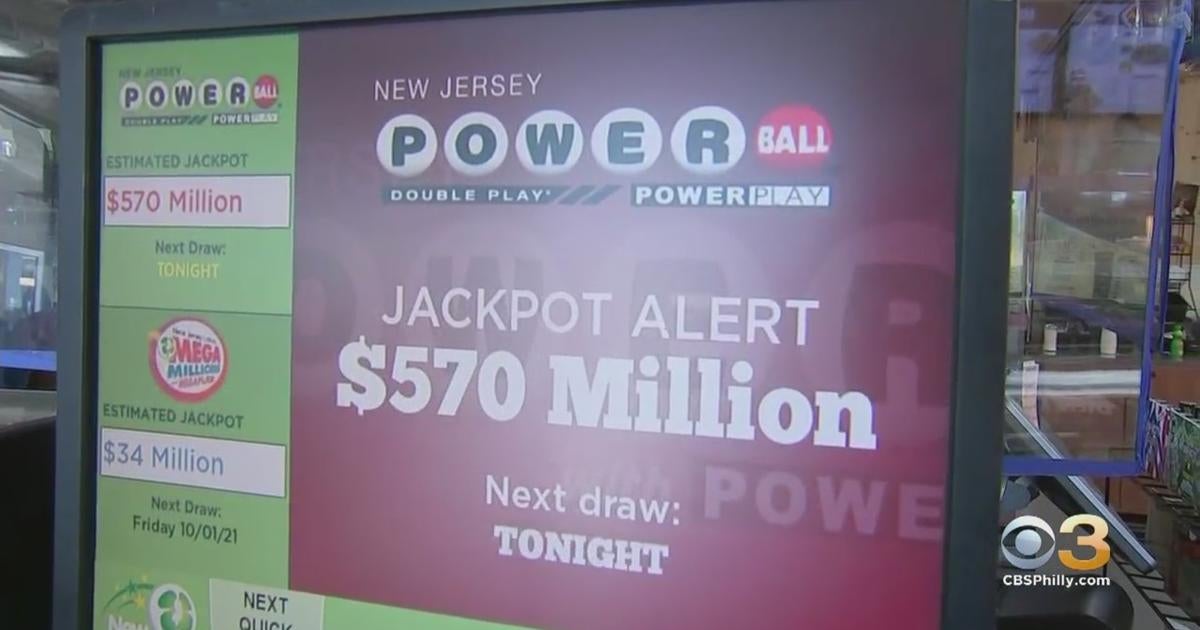 Powerball Jackpot Grows To 570 Million Drawing Is Wednesday Night