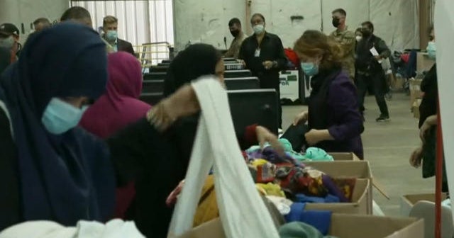 Inside U.S. Army base housing Afghan refugees CBS News