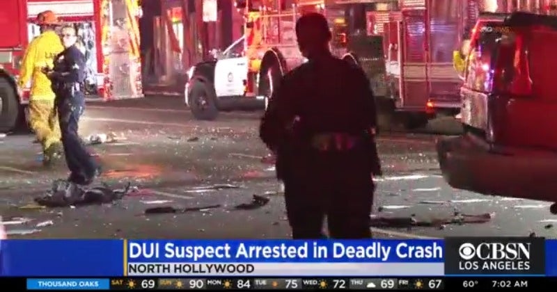 DUI Suspect Arrested In Deadly North Hollywood Crash - CBS Los Angeles