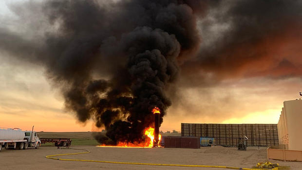 Oil-Gas Facility Fire 1 (Loveland Fire Rescue Authority on FB) 