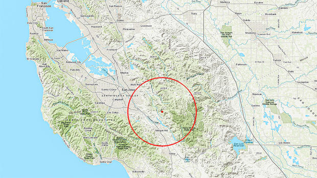 Earthquake: Morgan Hill Oct. 3, 2021 