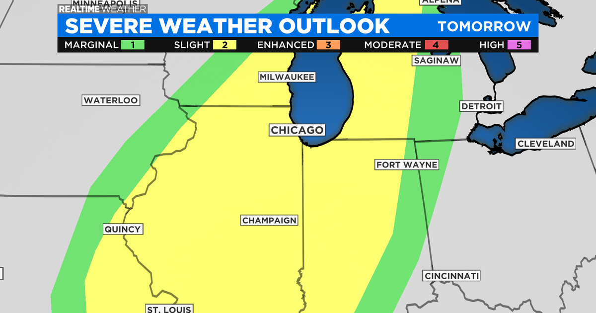 Chicago Weather: Potential For Severe Weather Coming On Monday - CBS ...