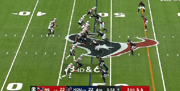 Mac Jones to Hunter Henry on third-and-6 