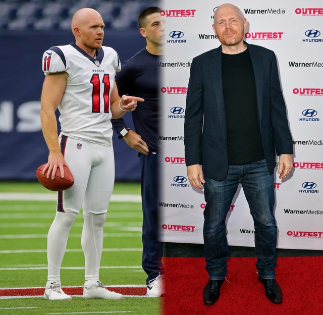 Punter Cameron Johnston; comedian/actor Bill Burr 
