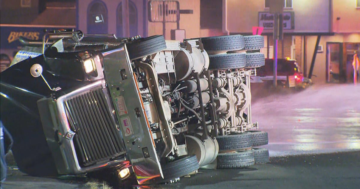 Tanker Truck Rolls Over, Spills Nearly 10,000 Gallons Of Fuel, Shuts ...