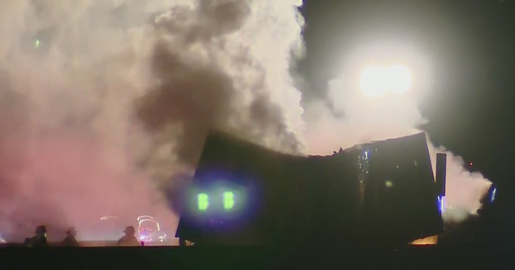 Tractor Trailer Catches Fire After Crashing On Pennsylvania Turnpike ...