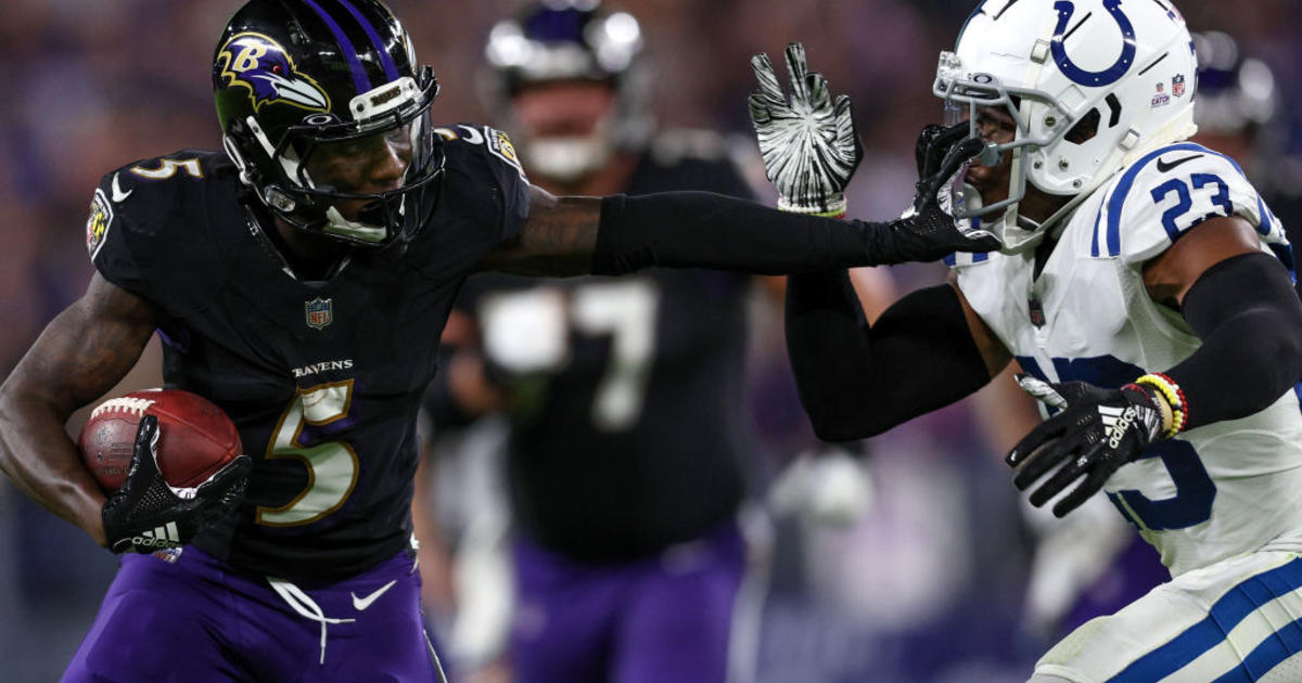 Ravens number 1 WR: Rashod Bateman vs. Marquise Brown