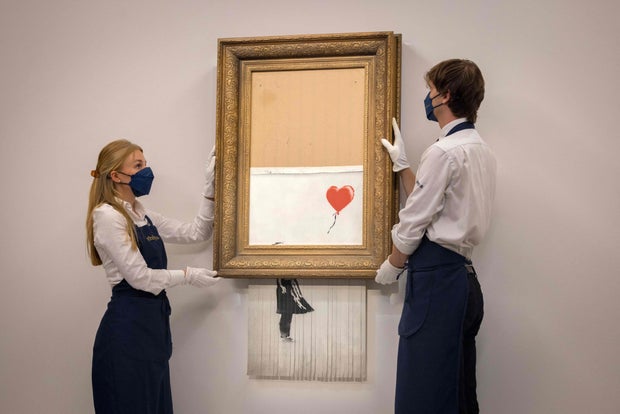 BRITAIN-ART-BANKSY-AUCTION