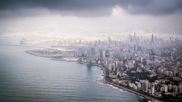 Aerial view of Beirut 