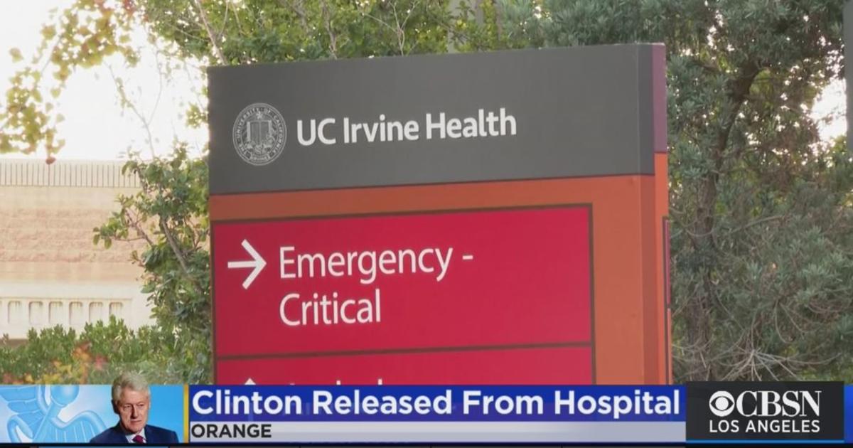 Bill Clinton Released From UCI Medical Center After 5 Nights CBS Los