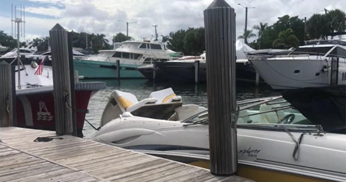 Six People Hospitalized Following Boat Explosion In Dania Beach - CBS Miami