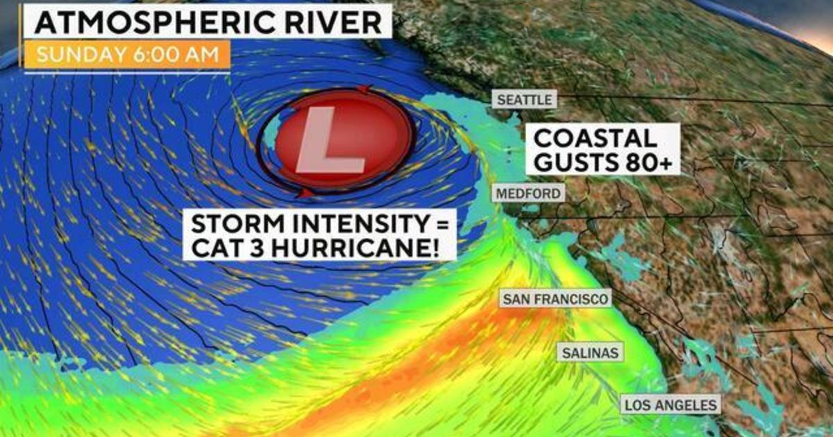 Forecasting The Impact Of California's "bomb Cyclone" - CBS News