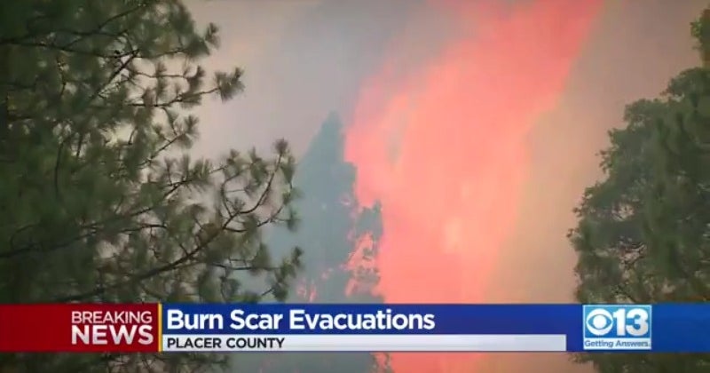 Bomb Cyclone Hits River Fire Burn Scar, Forcing Evacuations In Colfax