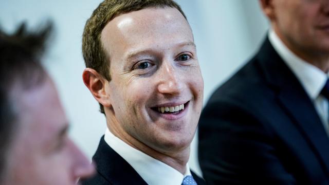 Smiling Mark Zuckerberg 