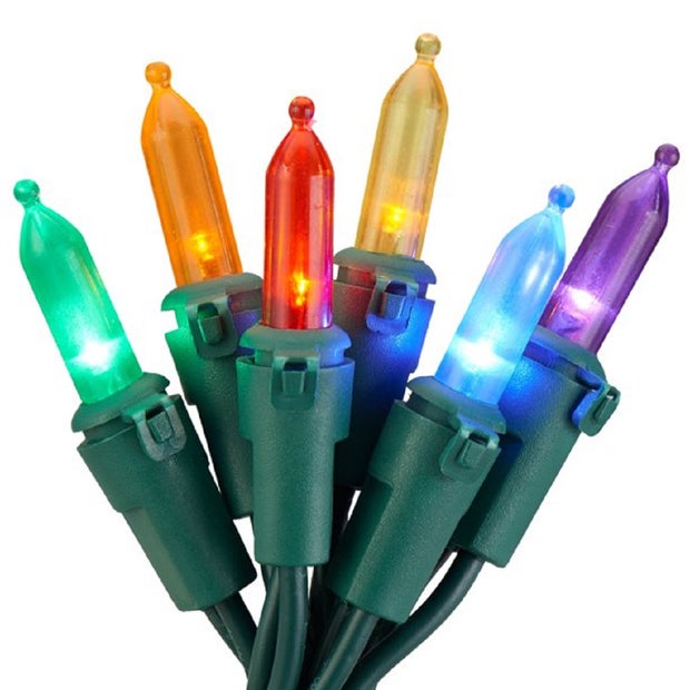 Holiday Time Multicolor LED Mini Christmas Lights 